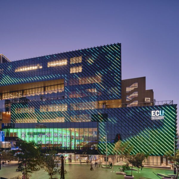 ECU Campus by evening