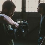 Man med videokramera