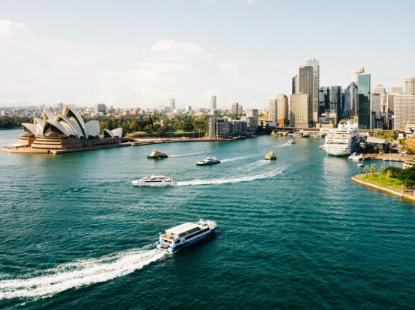 Utsikt över Opera Huset i Sydney