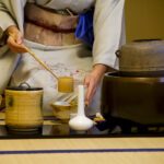 Kudan Institute teceremoni i traditionella kläder