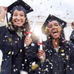 Vänner på graduation