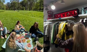 Picknick och shopping i London
